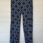 Max edition  Women’s Large Blue Patterned Wide Leg Pants Photo 0