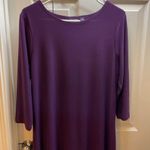 Effortless style purple dress size medium Photo 2