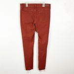 Articles of Society  Sarah Burnt Orange Release Frayed Hem Skinny Jeans, Size 30 Photo 1