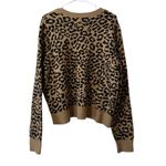 Old Navy  Soft Cropped Cheetah Print Button Up Cardigan Sweater Fall Size XL City Photo 1