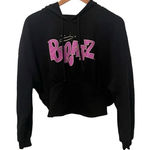 Bratz Black Hooded Crop Sweatshirt‎ Black Size XL Photo 0