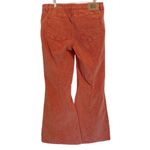 BDG Urban Outfitters Extreme Flare Corduroy Pants Women’s Sz 32 Tangerine Orange Photo 6