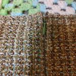 Emma James  Size 16 Liz Claiborne Company Tweed Green Skirt Zipper Frill Business Photo 1