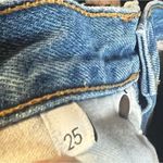 Boyish  Billy High Rise Tapered Leg Denim Jeans Starman Distressed Photo 11