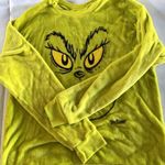 Dr. Seuss The Grinch Plush Sweatshirt Soft Long Sleeve Sz L Green Christmas Size L Photo 2