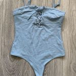 Guess Blue Thong Bodysuit Photo 0