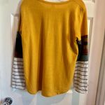 7th Ray  Mustard and Multicolor Patterned Sweatshirt Photo 1