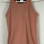 prAna  Becksa Cloud Blush Heather Ribbed Tank Top XS Activewear Running Workout Photo 0