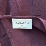 Babaton  Size XL Burgundy Wine Blouse Top Silk Viscose Photo 2