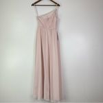 Azazie  Hoya Bridesmaid Dress Blush Pink Size A4‎ Photo 4