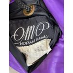 Norma Kamali Vtg ORIGINAL 1980 OMO REVERSIBLE SLEEPING BAG COAT Purple and Red Photo 3