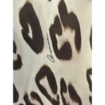 Ramona LaRue Trish Dress Womens Medium Large Cheetah Animal Print Silk Halter Brown Photo 1