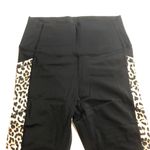 Zyia Brilliant Capri Crop Black with Leopard Photo 2