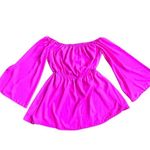 superdown Revolve Jazzie Hot Pink Dress Off Shoulder Size Small New with tags Photo 8