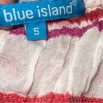 Blue Island  Pink Smocked Tunic with Tie Front Photo 2