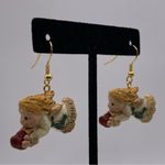 Vintage Angels Carrying Hearts Earrings Photo 7