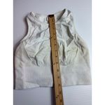 Lululemon ‎ Align Tank Top Light Support Ribbed Knit Seamless White Size 4 Photo 2