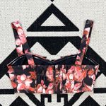 Keepsake The Label Starter Crop Bra Top in Black Baroque Floral Size 4 Photo 4