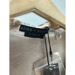 Alice + Olivia  Women's Nadine CL000023005 Size XL Almond Puff Sleeve Blouse NWT Photo 5