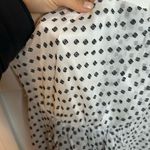 EXPRESS  Y2K Silk Dot Strapless Dress Photo 5