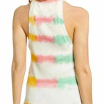Free People ‎ Women's Sleeveless Easy Breezy Funky Stripe Tank Top White S Photo 0