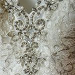 Allure Bridals Womens Wedding Dress Style 9373 Ivory Silver Beaded A Photo 4