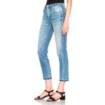 AMO Babe 70’S Blue Light Wash High Rise Crop Ankle Denim Jeans Size 26 Photo 1