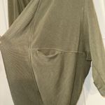 Athleta ETHEREAL COCOON WRAP OPEN CARDIGAN SWEATER Shadow Olive Size XXS / XS Photo 5