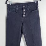  Black Cropped Flare Leg Jeans Size 24 Cotton Citizen Flare Jeans Photo 2