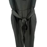 Banana Republic NWT  Ruffled Neck‎ Sleeveless Jumpsuit Black 2 Photo 9