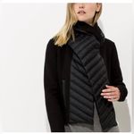 Kit & Ace Black Ella Wrap Cashmere Down Quilted Convertible Collar Jacket Coat Size 4 Photo 2