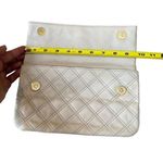 Marc Jacobs Marc Jacobs Quilted Leather Envelope Clutch Beige Cream Photo 10
