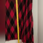 Talbots Petite Red and Black Checkered Dress Photo 3
