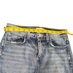 L'Agence Adele High-Rise Cropped Jeans Fallbrook Wash Size 24 Distressed Raw Hem Photo 6