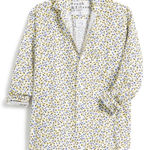 Frank & Eileen NWOT  relaxed Eileen ditsy floral blue yellow Button Down Shirt S Photo 0
