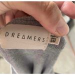 DREAMERS Gray Long Sleeve Boat Neck Casual Top S M Size undefined Photo 3