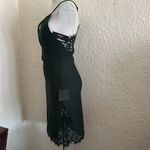 Lulu’s Only Want You Forest Green Lace Midi Dress Bodycon Slip NWT Medium Size undefined Photo 7