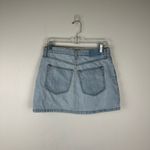 Abercrombie & Fitch High Rise Rigid Pockets Denim Mini Skirt Women’s Sz 30 Photo 3