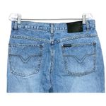 Harley Davidson Rivet Side Snap Buttons Jeans Womens 12 /31 Baddie Motorcycle Blue Photo 3