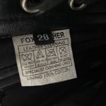 Corset Attire Black Faux Leather Buckles NWTs 28 Photo 7