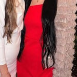 Amazon Red midi dress Photo 0