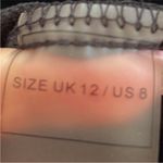 Maniere De Voir Vegan Leather Quilted Leggings Sexy High Waisted Black Tight sz8 Photo 14