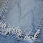 NWT Mother Mid Rise Dazzler Ankle Fray in Hopeless Romantic Stretch Crop Jean 32 Blue Photo 10