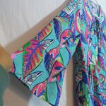 Escape by Habitat Crewneck Seaside Dress Resortwear Vacation Size Small Blue Photo 3