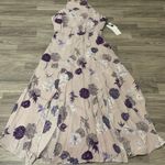 ASTR The Label Penelope Grey Multi Floral Dress; Small Photo 0