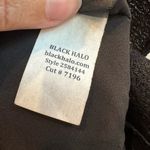 Black Halo  Flared Chic Black Party Cocktail Mini Skirt with Ruffle Hem Size 2 XS Photo 7