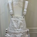 PacSun NWT  white overall shorts Photo 6