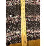 CAbi  Paris Sheer Blouse #3249 Size Small Black Pink Button Down Long Sleeve Top Photo 6