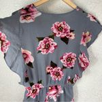 Umgee  | Floral Ruffle Short Sleeve Romper Size S Photo 4