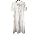 Aritzia  Wilfred Decadence Linen Midi Dress White Small Photo 1